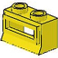 Lego okno 1x2x1, žlutá (27c01 YELLOW)